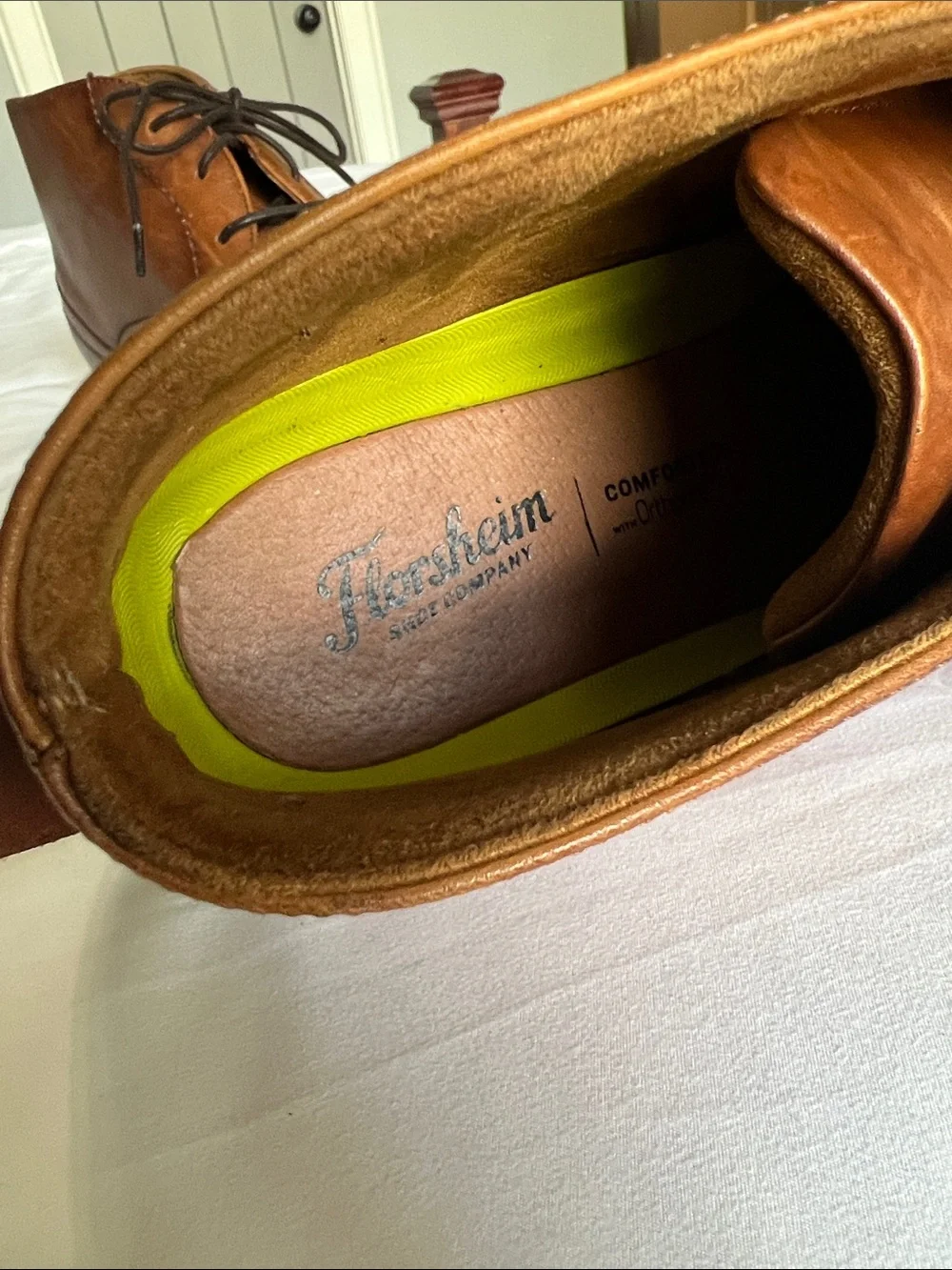 Florsheim smooth cognac
